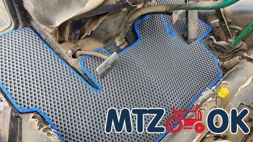 Коврик пола кабины МТЗ УК ЕВА №2 быстросъемный вариант на резиновый тонкий коврик с 2х частей (пр-во Украина) Коврик пола кабины МТЗ УК ЕВА №2 быстросъемный вариант на резиновый тонкий коврик с 2х частей (пр-во Украина)