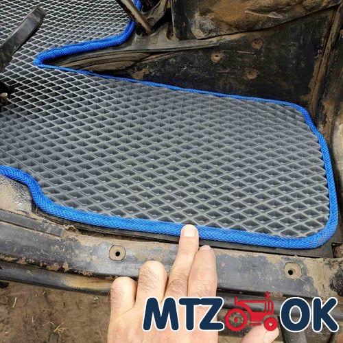 Коврик пола кабины МТЗ УК ЕВА №2 быстросъемный вариант на резиновый тонкий коврик с 2х частей (пр-во Украина) Коврик пола кабины МТЗ УК ЕВА №2 быстросъемный вариант на резиновый тонкий коврик с 2х частей (пр-во Украина)