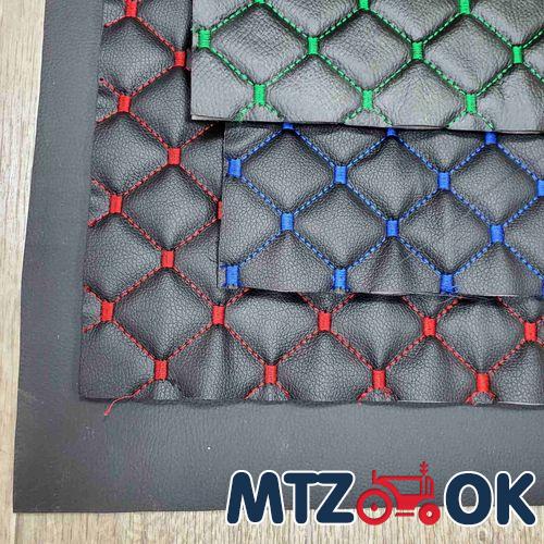 Обшивка кабины МТЗ УК н/о 5 предмета (кожзам красная синяя зеленая строчка) к-т Обшивка кабины МТЗ УК н/о 5 предмета (кожзам красная синяя зеленая строчка) к-т