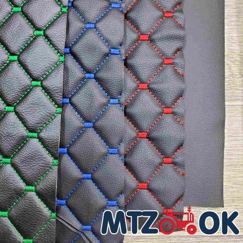 Обшивка кабины МТЗ УК н/о 5 предмета (кожзам красная синяя зеленая строчка) к-т Обшивка кабины МТЗ УК н/о 5 предмета (кожзам красная синяя зеленая строчка) к-т