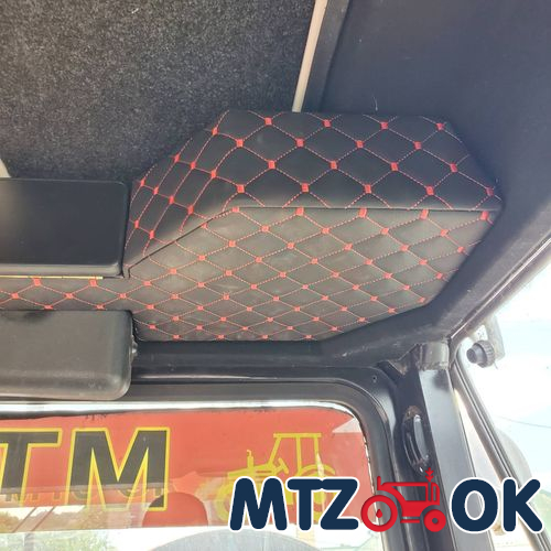 Обшивка кабины МТЗ МК 4 предмета (кожзам красная, синяя, зеленая строчка) к-т Обшивка кабины МТЗ МК 4 предмета (кожзам красная, синяя, зеленая строчка) к-т