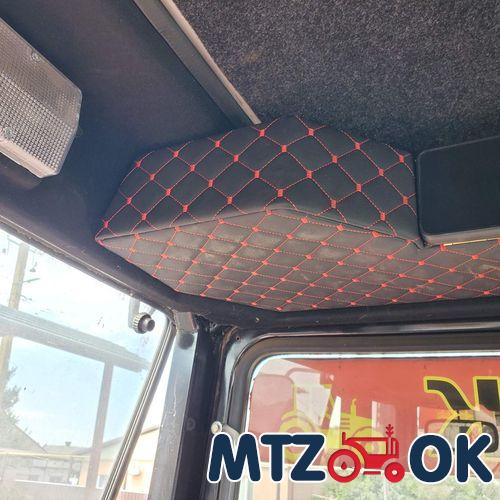 Обшивка кабины МТЗ МК 4 предмета (кожзам красная, синяя, зеленая строчка) к-т Обшивка кабины МТЗ МК 4 предмета (кожзам красная, синяя, зеленая строчка) к-т