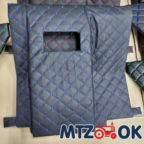 Обшивка кабины МТЗ МК 4 предмета (кожзам красная, синяя, зеленая строчка) к-т Обшивка кабины МТЗ МК 4 предмета (кожзам красная, синяя, зеленая строчка) к-т