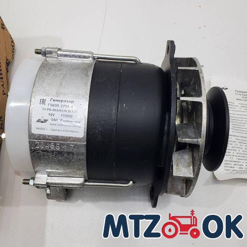 Генератор МТЗ дв. Д 245. 260 24В 1150 Вт на два ремня (пр-во Радиоволна) Г9935.3701-1 Генератор МТЗ дв. Д 245. 260 24В 1150 Вт на два ремня (пр-во Радиоволна) Г9935.3701-1