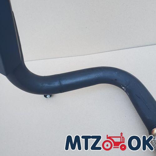 Глушитель МТЗ 1025 прямоток (накладка черная) толщина 1.5мм Глушитель МТЗ 1025 прямоток (накладка черная) толщина 1.5мм