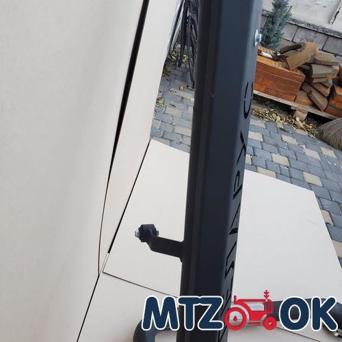 Глушитель МТЗ 1025 прямоток (накладка черная) толщина 1.5мм Глушитель МТЗ 1025 прямоток (накладка черная) толщина 1.5мм