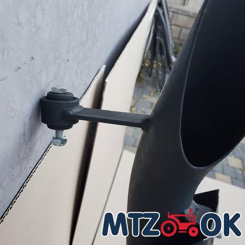 Глушитель МТЗ 1025 прямоток (накладка черная) толщина 1.5мм Глушитель МТЗ 1025 прямоток (накладка черная) толщина 1.5мм