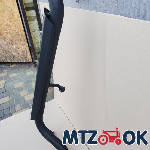 Глушитель МТЗ 1025 прямоток (накладка черная) толщина 1.5мм Глушитель МТЗ 1025 прямоток (накладка черная) толщина 1.5мм