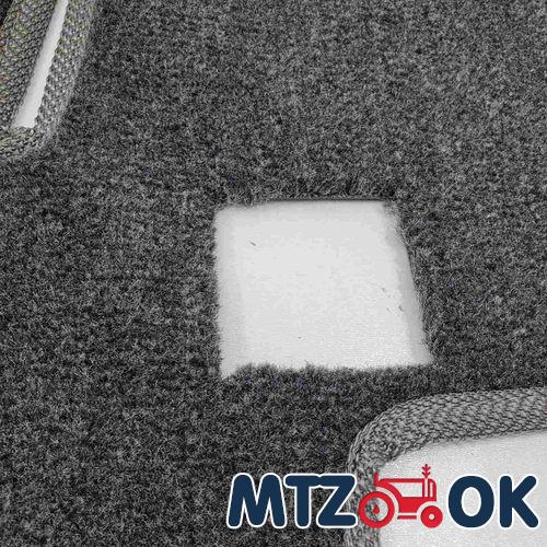 Коврик пола кабины МТЗ УК ковролин №3 быстросъемный на резиновый цельный коврик с бортиками Коврик пола кабины МТЗ УК ковролин №3 быстросъемный на резиновый цельный коврик с бортиками