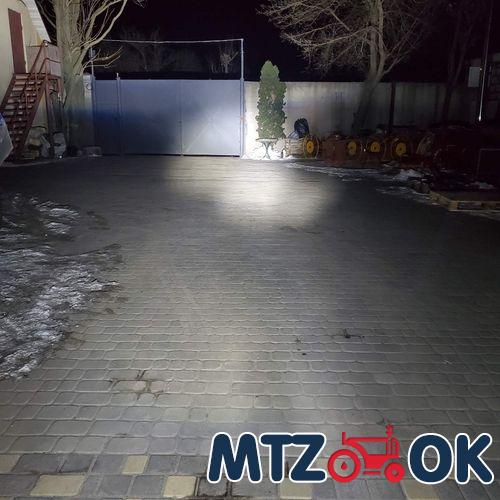 Фара МТЗ передняя квадратная с линзой в пластм. корпусе 2шт. (пр-во Китай) ФГ-308 линза Фара МТЗ передняя квадратная с линзой в пластм. корпусе 2шт. (пр-во Китай) ФГ-308 линза