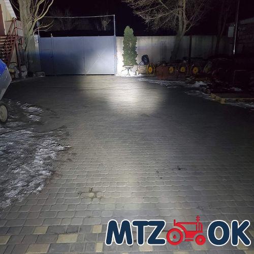 Фара МТЗ передняя квадратная с линзой в пластм. корпусе 2шт. (пр-во Китай) ФГ-308 линза Фара МТЗ передняя квадратная с линзой в пластм. корпусе 2шт. (пр-во Китай) ФГ-308 линза