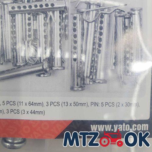 Набор 06874 шплинтов и штифтов 8-13мм. 30-64мм (56шт) Набор 06874 шплинтов и штифтов 8-13мм. 30-64мм (56шт)