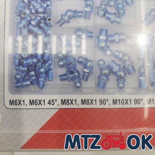 Набор 06888 ниппелей для смазывания (110шт) Набор 06888 ниппелей для смазывания (110шт)