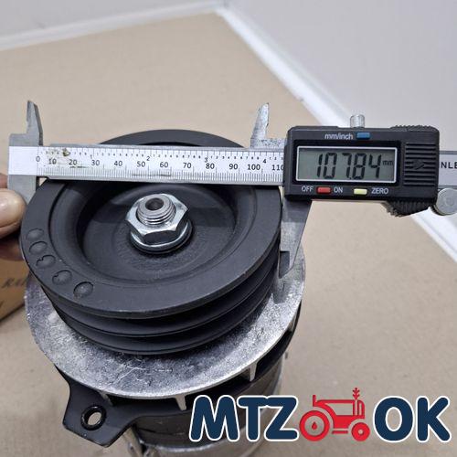 Генератор 14В 700Вт Т 40,40М,ЛТЗ 55,60 2-х ручейный (d шкива 108мм) (пр-во Радиоволна) Г462.3701-01 Генератор 14В 700Вт Т 40,40М,ЛТЗ 55,60 2-х ручейный (d шкива 108мм) (пр-во Радиоволна) Г462.3701-01