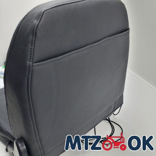 Чехол сидения МТЗ УК к-т спинка h=47см. низ w=45см кожзам (на сиденье оригинал) Чехол сидения МТЗ УК к-т спинка h=47см. низ w=45см кожзам (на сиденье оригинал)