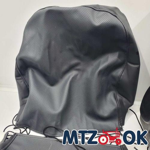 Чехол сидения МТЗ УК к-т спинка h=47см. низ w=45см кожзам (на сиденье оригинал) Чехол сидения МТЗ УК к-т спинка h=47см. низ w=45см кожзам (на сиденье оригинал)