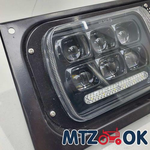 Решетка капота с LED фарами HL05-7 (75Вт 5-7дюйма 6диод.) в сборе на МТЗ 892, 1221 (собств.пр-во) Решетка капота с LED фарами HL05-7 (75Вт 5-7дюйма 6диод.) в сборе на МТЗ 892, 1221 (собств.пр-во)