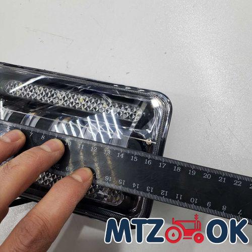 Фара МТЗ квадратная 75Вт 5 линз (ближний и габарит) 01-75 DRL Фара МТЗ квадратная 75Вт 5 линз (ближний и габарит) 01-75 DRL