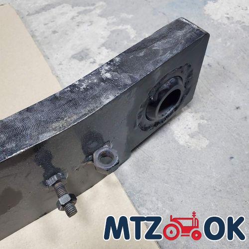 Тяга продольная (согнутая с двух сторон) МТЗ усиленная 30мм длина 110см между яблоками Тяга продольная (согнутая с двух сторон) МТЗ усиленная 30мм длина 110см между яблоками