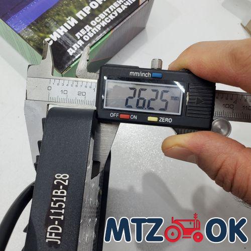 Фара LED квадратна 48W 16 ламп (110х164мм/28) 12/24В для опрыскивателя (синий свет) Фара LED квадратна 48W 16 ламп (110х164мм/28) 12/24В для опрыскивателя (синий свет)