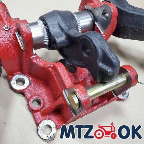 Тяга продольная (согнутая с двух сторон) МТЗ усиленная 30мм длина 110см между яблоками Тяга продольная (согнутая с двух сторон) МТЗ усиленная 30мм длина 110см между яблоками