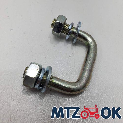 Тяга продольная (согнутая с двух сторон) МТЗ усиленная 30мм длина 90см между яблоками сталь 45 (пара) Тяга продольная (согнутая с двух сторон) МТЗ усиленная 30мм длина 90см между яблоками сталь 45 (пара)