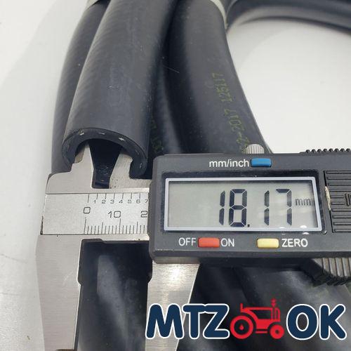 Шланг с внутренним диаметром D=18мм (пог.м) резина Шланг с внутренним диаметром D=18мм (пог.м) резина