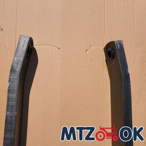 Тяга продольная (согнутая с двух сторон) МТЗ усиленная 30мм длина 90см между яблоками сталь 45 (пара) Тяга продольная (согнутая с двух сторон) МТЗ усиленная 30мм длина 90см между яблоками сталь 45 (пара)