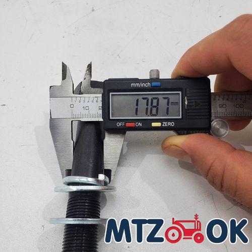 Болт оси передней МТЗ 80 в сб. 18х1.5х110 тверд.10.9 (собств. пр-во) Болт оси передней МТЗ 80 в сб. 18х1.5х110 тверд.10.9 (собств. пр-во)