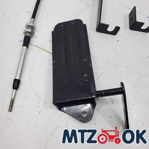 Набор управления подачи топлива на тросах МТЗ МК с педалью Набор управления подачи топлива на тросах МТЗ МК с педалью