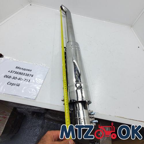 Выхлопная труба МТЗ 892 труба в трубе. нержавейка (замена штатного глушителя) толщина 2мм Выхлопная труба МТЗ 892 труба в трубе. нержавейка (замена штатного глушителя) толщина 2мм