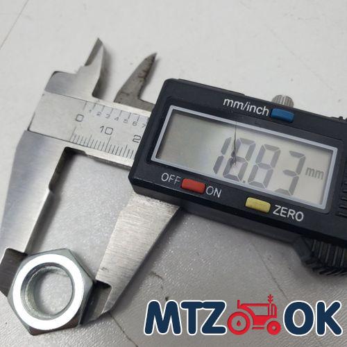 Гайка сцепления винта регулир. (корзина/привод) (широкая) (пр-во БЗТДиА) М12х1.25 6Н.6.019 Гайка сцепления винта регулир. (корзина/привод) (широкая) (пр-во БЗТДиА) М12х1.25 6Н.6.019