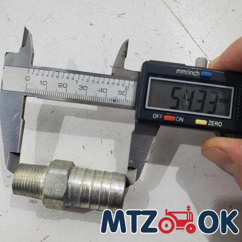 Штуцер патрубка водяного насоса Д-245 (пр-во ММЗ) 245-1306027 Штуцер патрубка водяного насоса Д-245 (пр-во ММЗ) 245-1306027