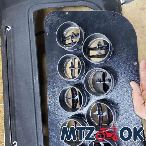 Накладка под воздуховод 3мм (9 отверстий) (пр-во Украина) Накладка под воздуховод 3мм (9 отверстий) (пр-во Украина)