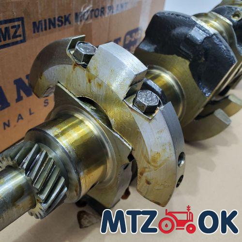 Вал коленчатый Д 245 (МТЗ. ГАЗ) под шпонку <ЕВРО-3> 7 отв. (пр-во ММЗ) 245.9-1005015-08 Вал коленчатый Д 245 (МТЗ. ГАЗ) под шпонку <ЕВРО-3> 7 отв. (пр-во ММЗ) 245.9-1005015-08