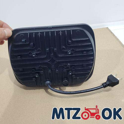 Фара LED прямоугольная 95Вт 12-24В. 5-7дюйма ближний 3600люм./дальний 5500люм. (200х140х50мм) (алюм. корпус) на трактор. Фуры TIR. МАЗ. Камаз (пр-во Китай) С34 Фара LED прямоугольная 95Вт 12-24В. 5-7дюйма ближний 3600люм./дальний 5500люм. (200х140х50мм) (алюм. корпус) на трактор. Фуры TIR. МАЗ. Камаз (пр-во Китай) С34