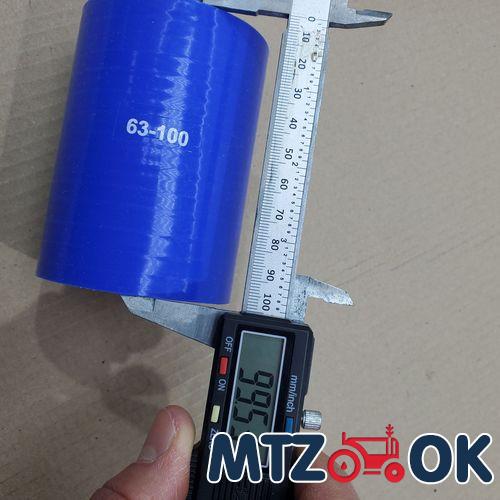 Рукав (силикон) прямой d=63. L=100мм для воздушного фильтра 63-100 Рукав (силикон) прямой d=63. L=100мм для воздушного фильтра 63-100