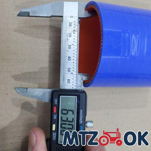 Рукав (силикон) прямой d=63. L=100мм для воздушного фильтра 63-100 Рукав (силикон) прямой d=63. L=100мм для воздушного фильтра 63-100