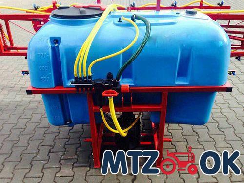 Опрыскиватель 600л/14м (плавающая штанга) голубая бочка Опрыскиватель 600л/14м (плавающая штанга) голубая бочка