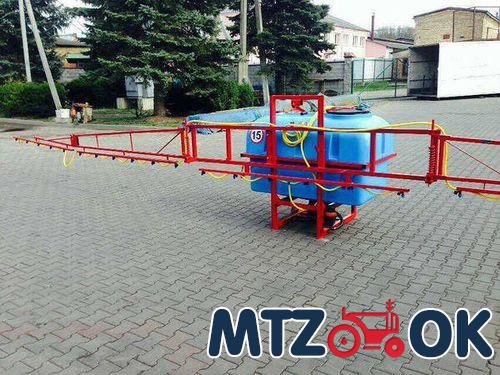 Опрыскиватель 600л/14м (плавающая штанга) голубая бочка Опрыскиватель 600л/14м (плавающая штанга) голубая бочка