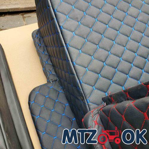 Обшивка торпеды МТЗ МК под пускач (с ухом) справа без отверстия под рычаги распред. (металл в кожзаме)к-т Обшивка торпеды МТЗ МК под пускач (с ухом) справа без отверстия под рычаги распред. (металл в кожзаме)к-т