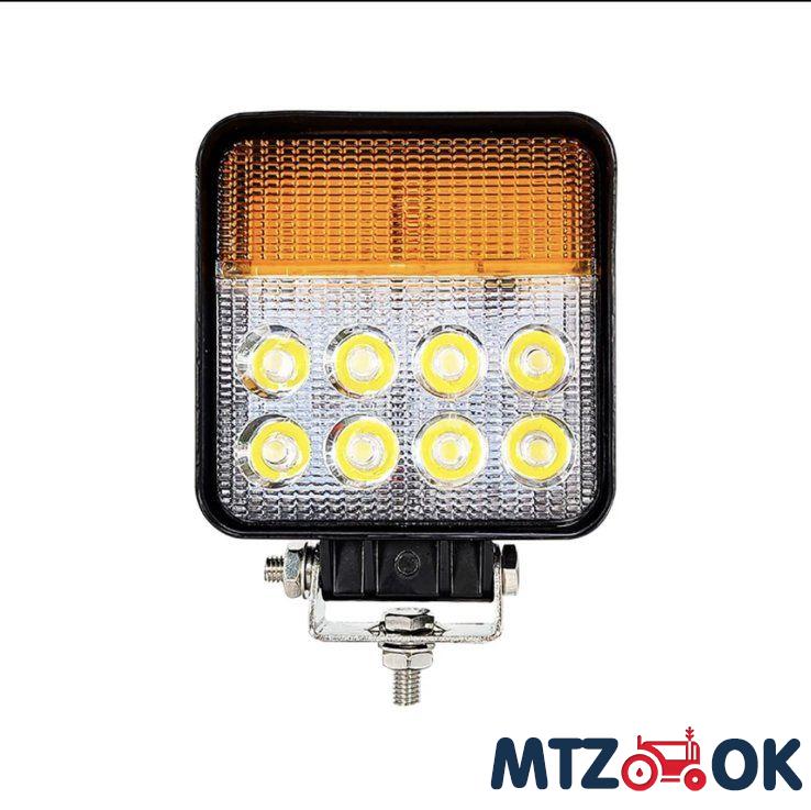 Фонарь Led 30В (свет+поворотник, 110х110мм) пара Фонарь Led 30В (свет+поворотник, 110х110мм) пара