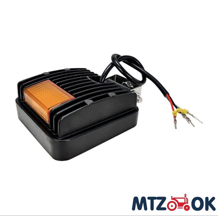 Фонарь Led 30В (свет+поворотник, 110х110мм) пара Фонарь Led 30В (свет+поворотник, 110х110мм) пара