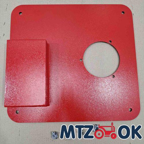 Обшивка торпеды МТЗ МК под стартер (без уха) правая сторона с отверствием (металл) к-т Обшивка торпеды МТЗ МК под стартер (без уха) правая сторона с отверствием (металл) к-т