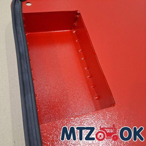 Обшивка торпеды МТЗ МК под стартер (без уха) правая сторона с отверствием (металл) к-т Обшивка торпеды МТЗ МК под стартер (без уха) правая сторона с отверствием (металл) к-т