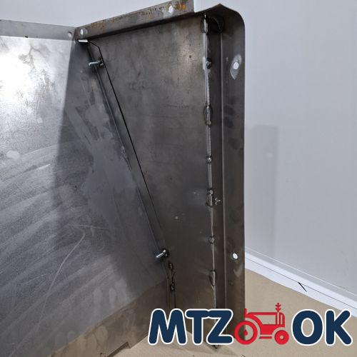 Обшивка торпеды МТЗ МК под стартер (без уха) правая сторона с отверствием (металл) к-т Обшивка торпеды МТЗ МК под стартер (без уха) правая сторона с отверствием (металл) к-т