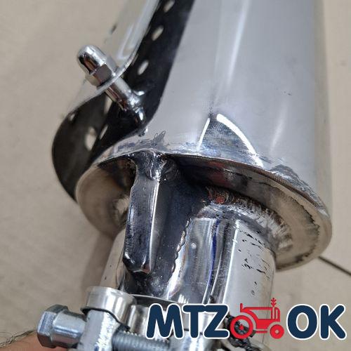 Глушитель МТЗ 1025 нержавейка/толщина 2мм Глушитель МТЗ 1025 нержавейка/толщина 2мм