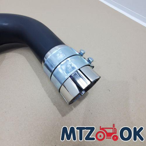 Глушитель МТЗ 80. 82 труба в трубе с флянцем. с 3-мя гриль решетками. толщина 3мм Глушитель МТЗ 80. 82 труба в трубе с флянцем. с 3-мя гриль решетками. толщина 3мм