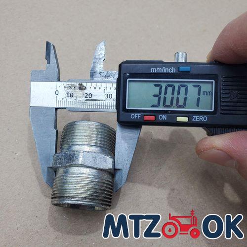 Штуцер соединительный S36хS36 (М30x1.5-М30x1.5) (пр-во Украина) Штуцер соединительный S36хS36 (М30x1.5-М30x1.5) (пр-во Украина)