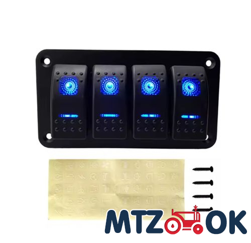 Блок переключателей (4 кнопки) 5014 Блок переключателей (4 кнопки) 5014